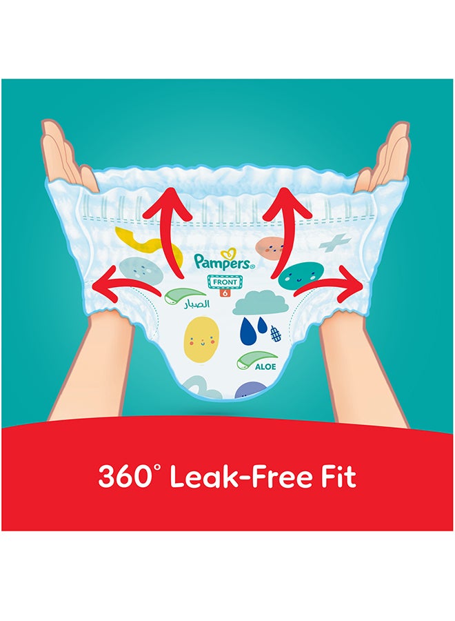 Pampers Aloe Vera Pants Diapers Size 6 Mega Box 68 Count - Image 3