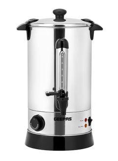 GEEPAS Stainless Steel Electric Kettle, 15L Tap Kettle | Hot Water Dispenser with Automatic Temperature Control | Indicator Lights | Perfect for Tea, Coffee, Soup 1.5 L 1650 W GK5219 Silver  - Image 1