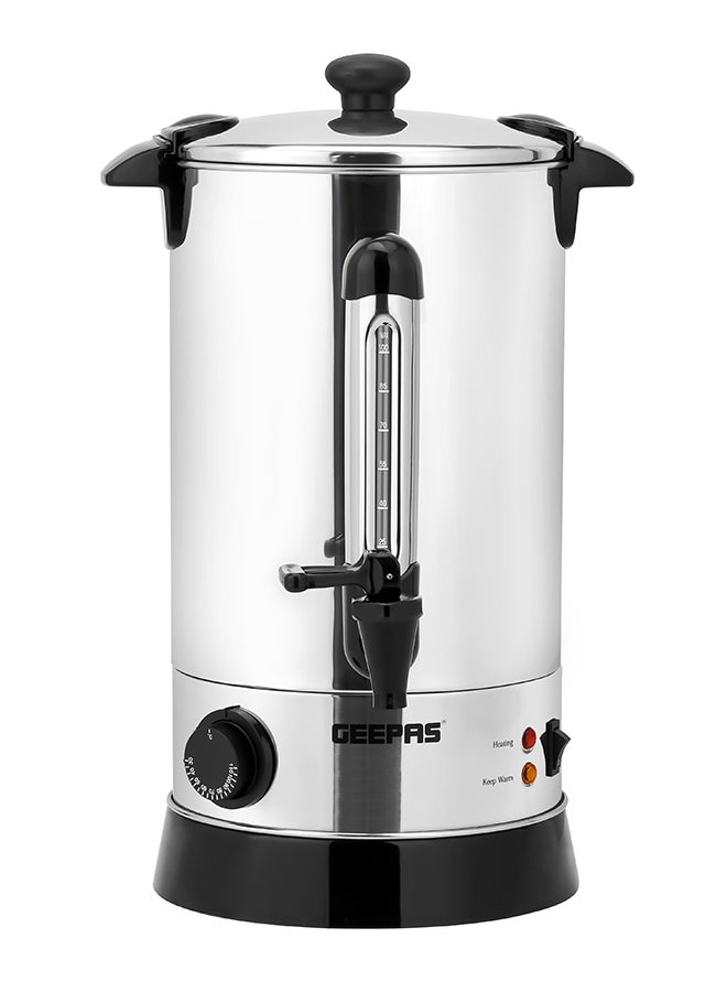 GEEPAS Stainless Steel Electric Kettle, 15L Tap Kettle | Hot Water Dispenser with Automatic Temperature Control | Indicator Lights | Perfect for Tea, Coffee, Soup 1.5 L 1650 W GK5219 Silver  - Image 1