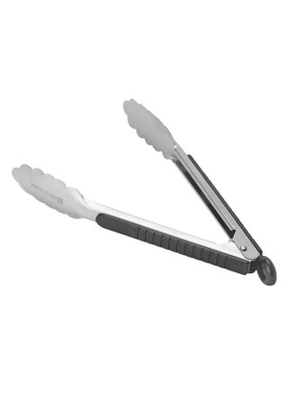 9'' Stainless Steel Food Tong With Tpr Handle Multi Color 25.5X3.6 Cm Silver With Black  Handle 25.5x3.6cm - pnsku/N13554922A/45/_/1725351855/29ac7456-6412-43c9-ba4f-c87dfa8c4ac8