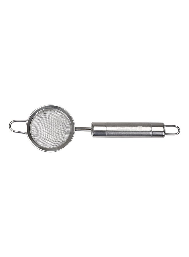 Royalford Stainless Steel 6.5Cm Strainer Dishwasher-Safe Marks And Stain Resistant Ergonomic And Hygienic Design Silver 23.5X6.5cm  - Image 1