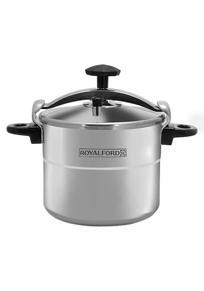 Royalford Aluminium 7Liters High Quality Durable Design Multipurpose Pressure Cooker With Lid Silver 7Liters - Image 1
