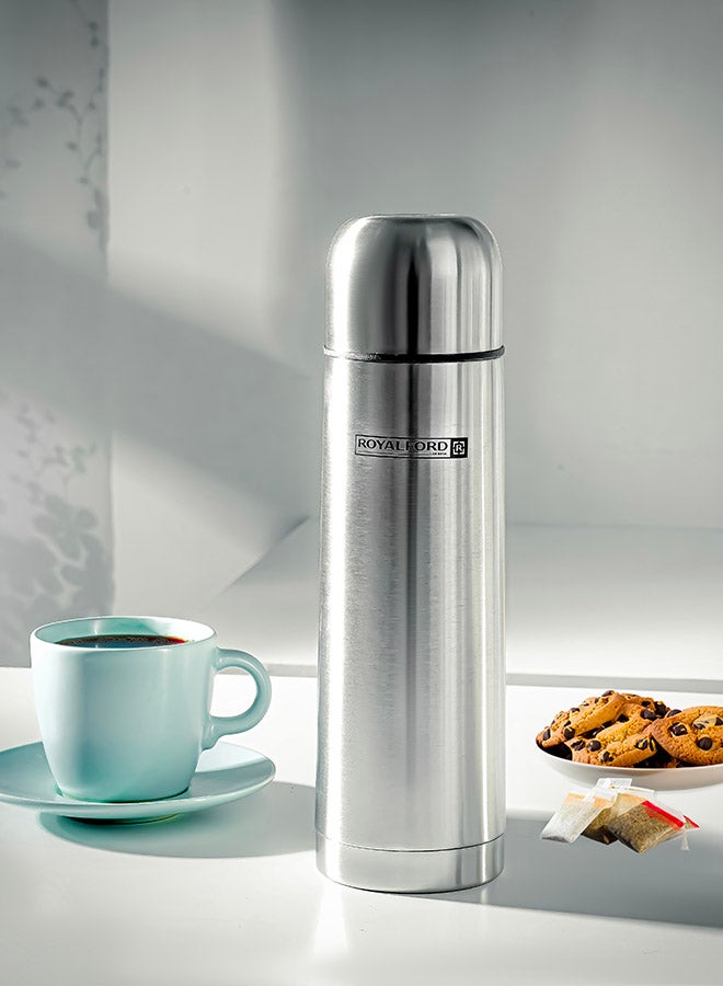 Royalford Stainless Steel Vacuum Bottle Silver 750ml  - Image 4