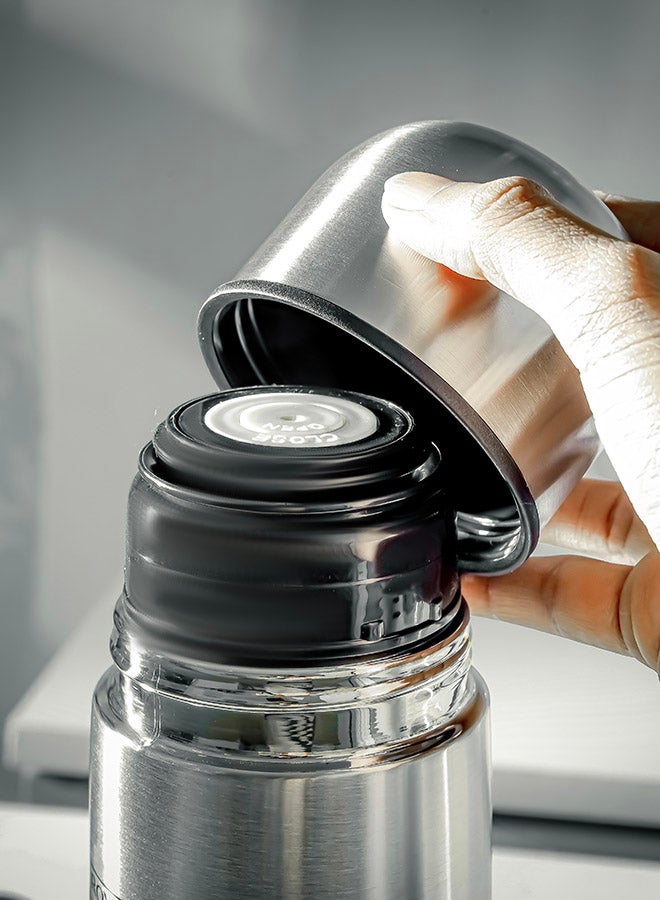 Royalford - Stainless Steel Vacuum Bottle Silver 750ml - Image 1