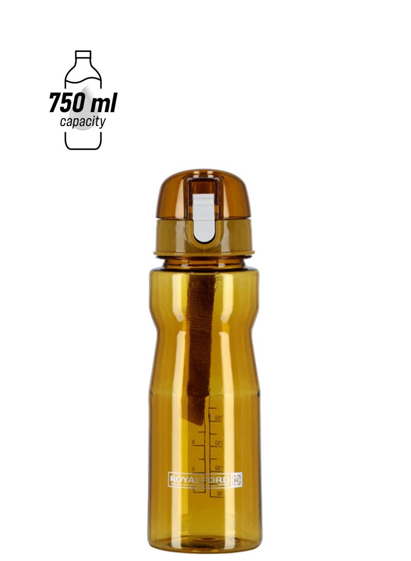Royalford Plastic Water Bottle Yellow 750ml  - Image 1