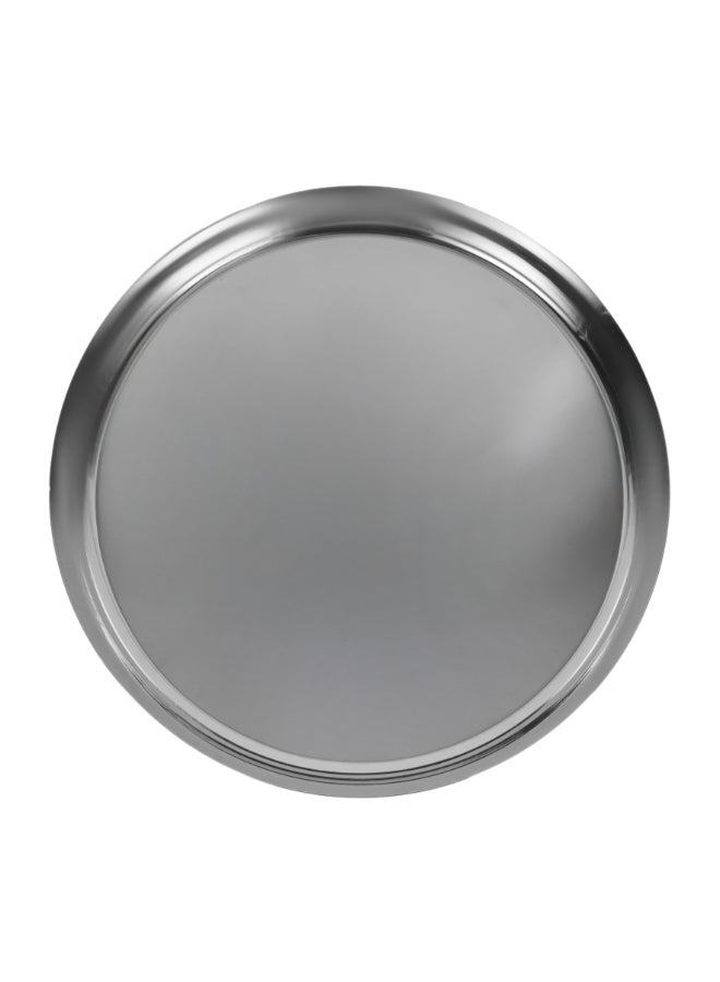 Royalford - Round Thali Plate Silver 14inch - Image 1