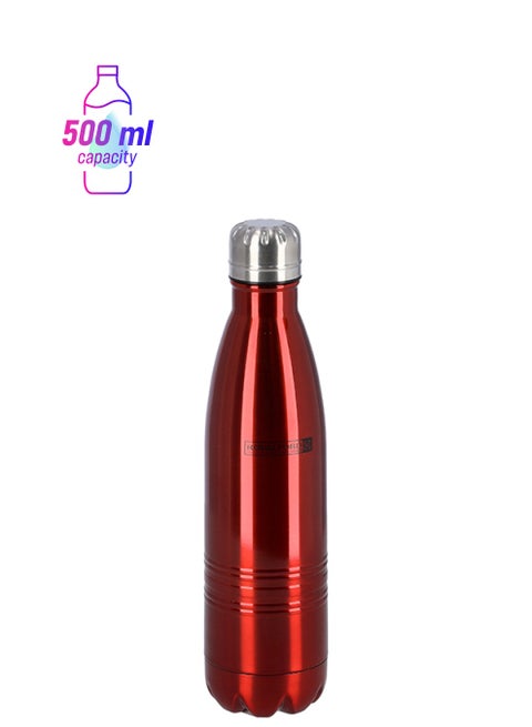 Vacuum Bottle Red/Silver