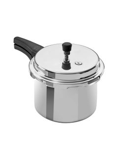 Royalford Pressure Cooker Induction Base 1 Rubber Gasket And Safety Valve Free Silver 3Liters  - Image 2