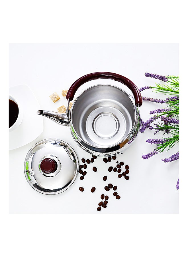 رويال فورد إبريق كلاسيكي لغلي الشاي فضي/بني 2000ملليلتر - Image 3