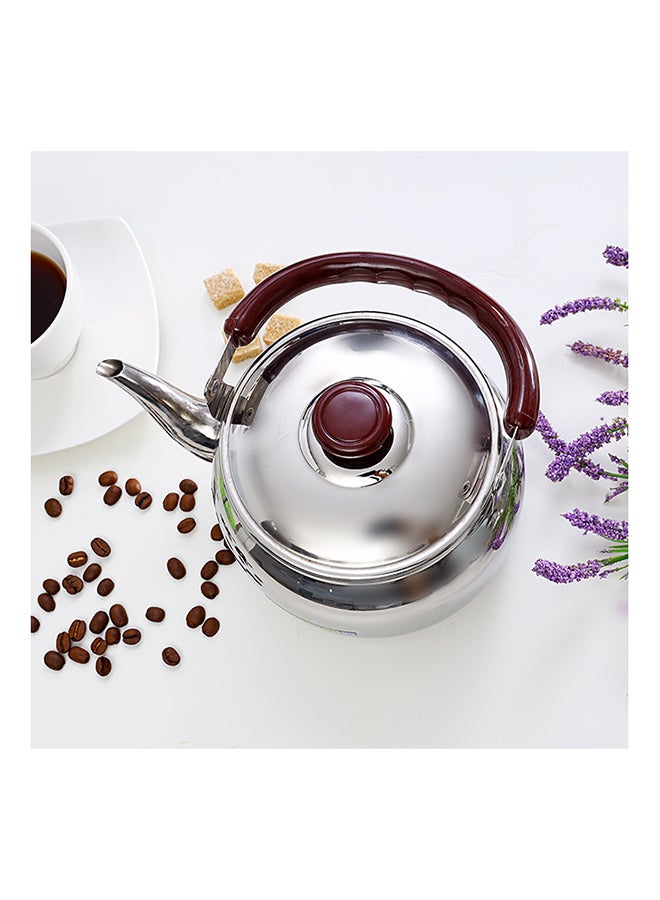 رويال فورد إبريق كلاسيكي لغلي الشاي فضي/بني 2000ملليلتر - Image 2