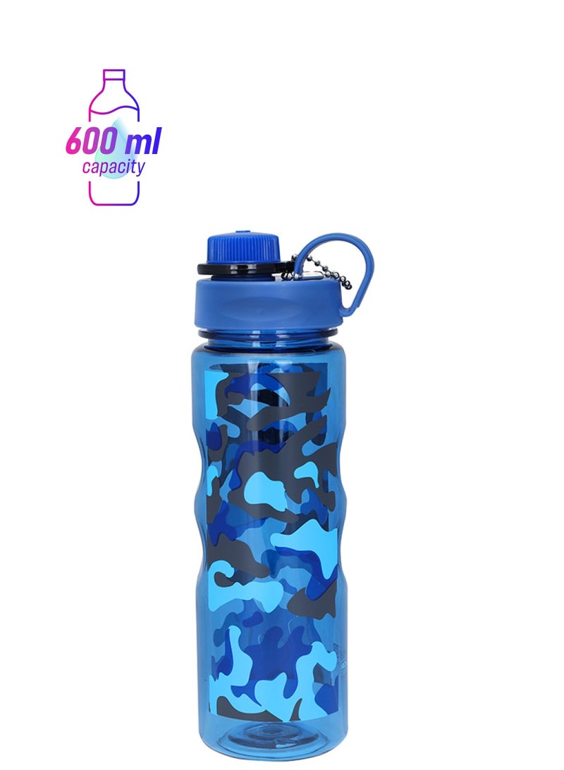 Royalford Water Bottle Blue/Black 600ml  - Image 1