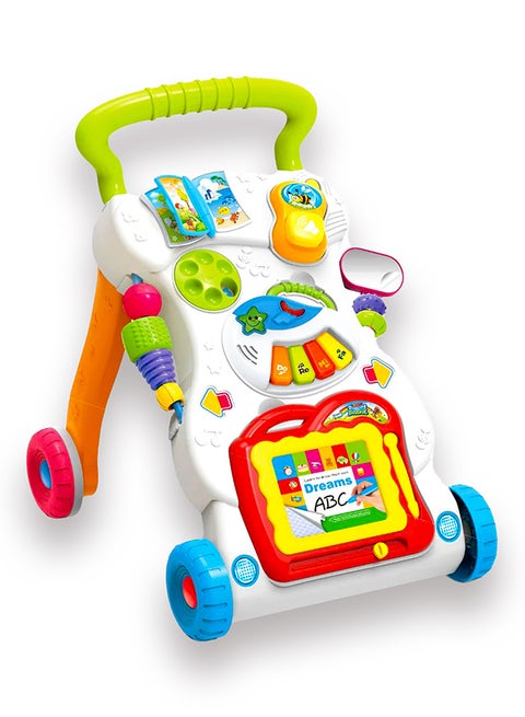 Multi-Functional Multicolored Writing, Drawing, Music Walker Assorted 6+ Months