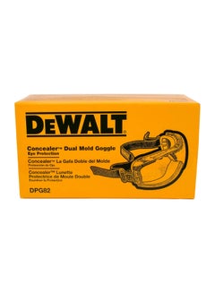 DEWALT Concealer Dual Mold Goggle, Dpg82 Clear/Black  - Image 1