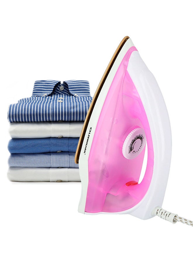 Olsenmark - Dry Iron 1200 W OMDI1696 White/Pink - Image 1