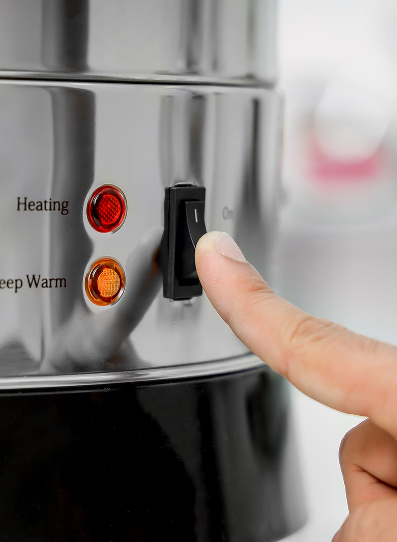 GEEPAS 7 L Water Boiler Stainless Steel Boiler with Tap 950 W| Water Level Gauge & Indicator Lights | Auto & Resettable Thermostat | Home & Office Use GK6154 Silver/Black GK6154 Silver/Black  - Image 5