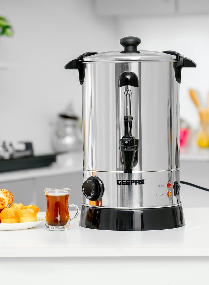 GEEPAS 7 L Water Boiler Stainless Steel Boiler with Tap 950 W| Water Level Gauge & Indicator Lights | Auto & Resettable Thermostat | Home & Office Use GK6154 Silver/Black GK6154 Silver/Black  - Image 3