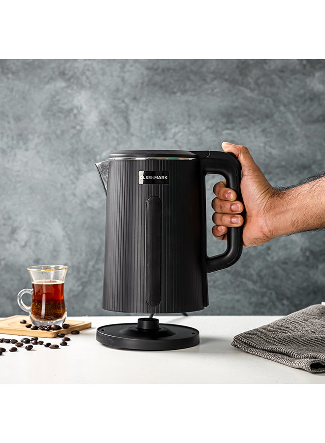 Olsenmark Electric Kettle 1.7 L 1500 W OMK2241 Black - Image 2