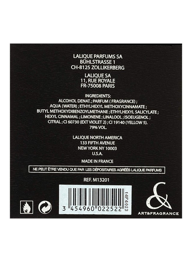 LALIQUE Encre Noire Eau De Toilette 100ml - Image 4