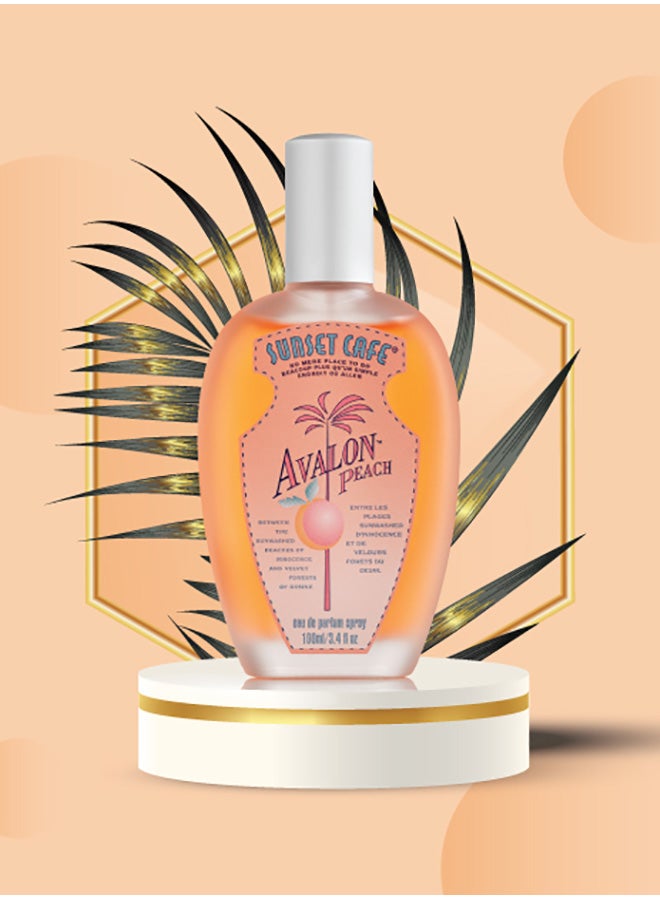 Sunset Cafe - Avalon Peach EDP 100ml - Image 1