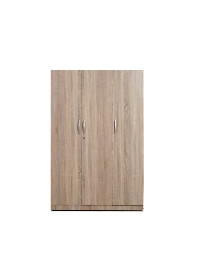 بان هوم  خزانة ملابس ديكاستا بثلاثة أبواب البلوط الداكن 121x180x42سم  - Image 2