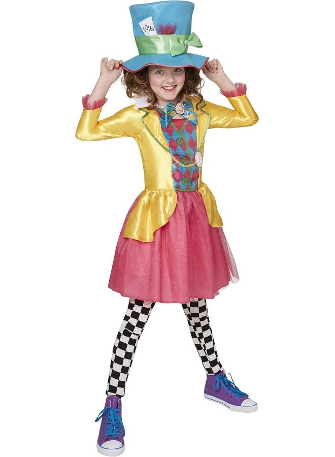 RUBIE'S - Official Disney Alice in Wonderland Mad Hatter Costume Girls Age 13-14 - Image 1
