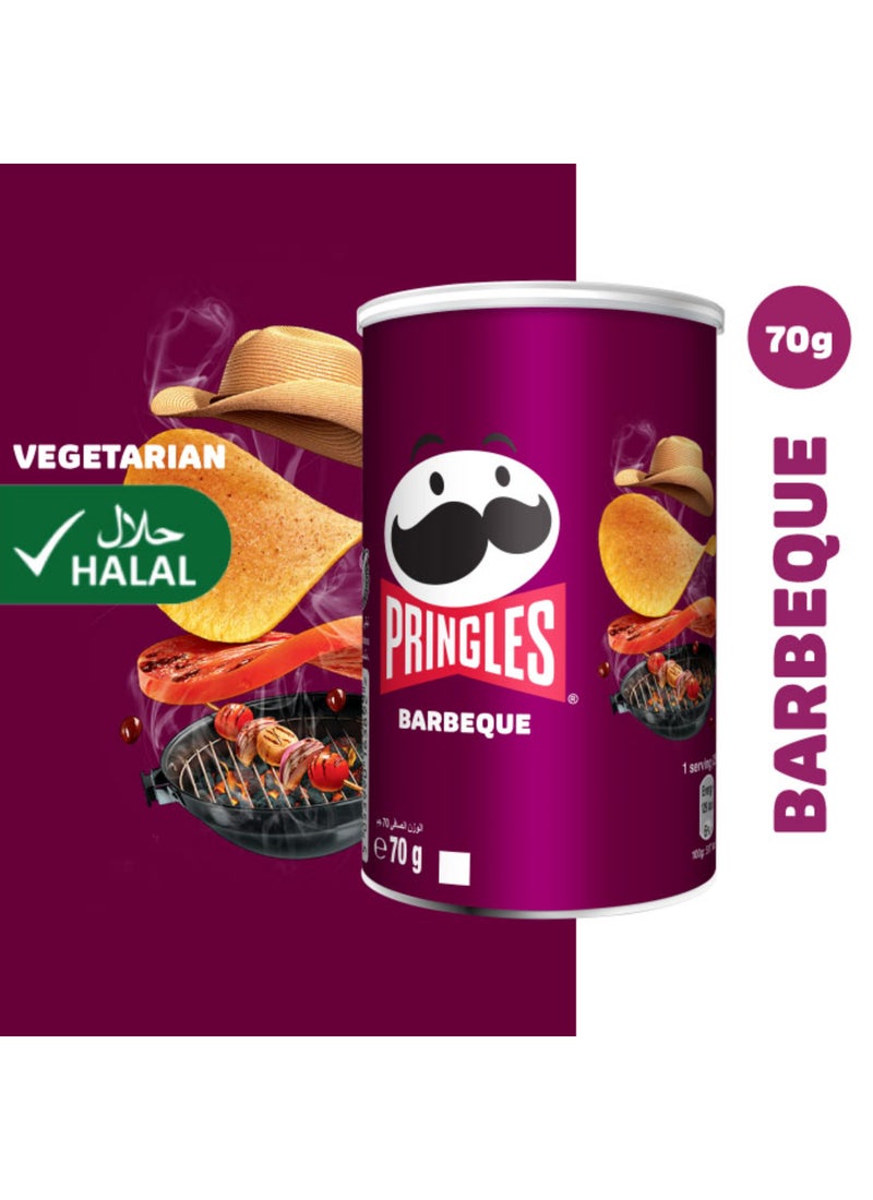 برينجلز رقائق بطعم الباربيكيو بوزن 70 جراماً 70جرام - Image 4
