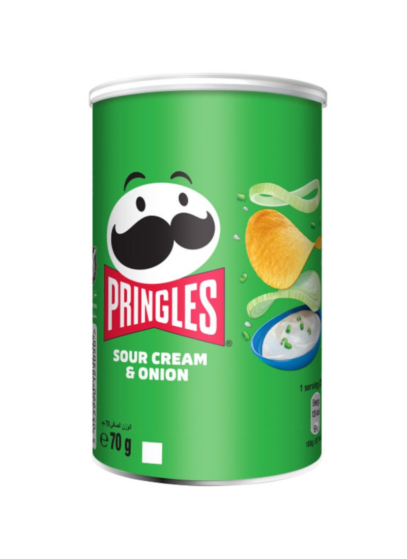 Pringles Sour Cream And Onion 70grams - Image 1