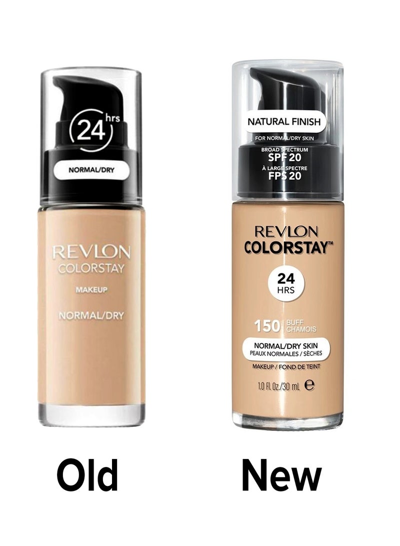 Revlon ColorStay Longwear Makeup for Normal/Dry Skin SPF 20 Buff 150 - Image 2