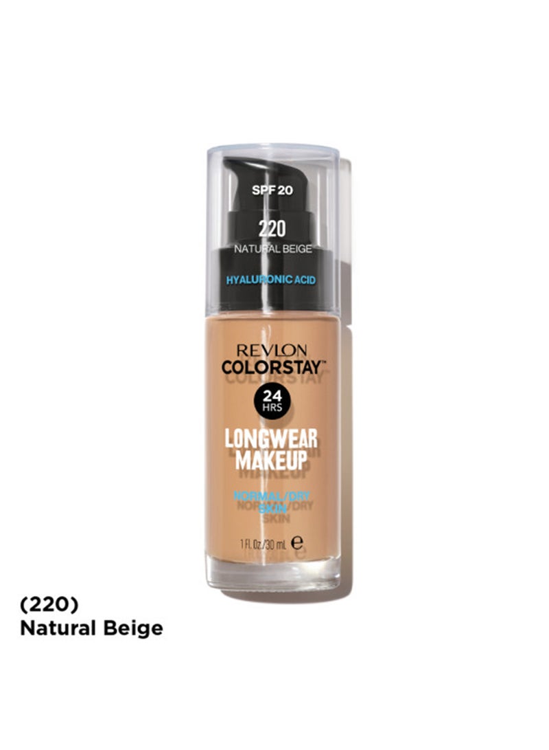 Revlon - Colorstay Makeup Liquid Foundation 220 Natural Beige - Image 1