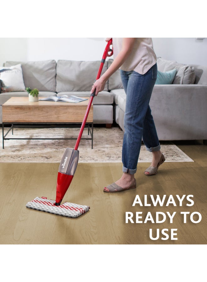 فيليدا بروميست ممسحة أرضية بلاستيكية من الألياف الدقيقة مع رذاذ متنوع أحمر - Image 3