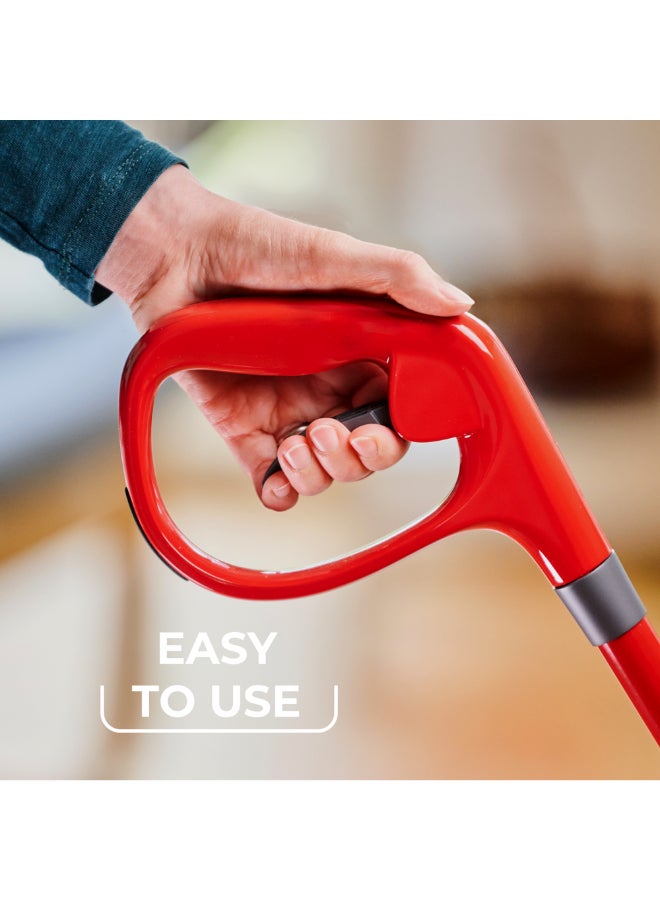 فيليدا بروميست ممسحة أرضية بلاستيكية من الألياف الدقيقة مع رذاذ متنوع أحمر - Image 4