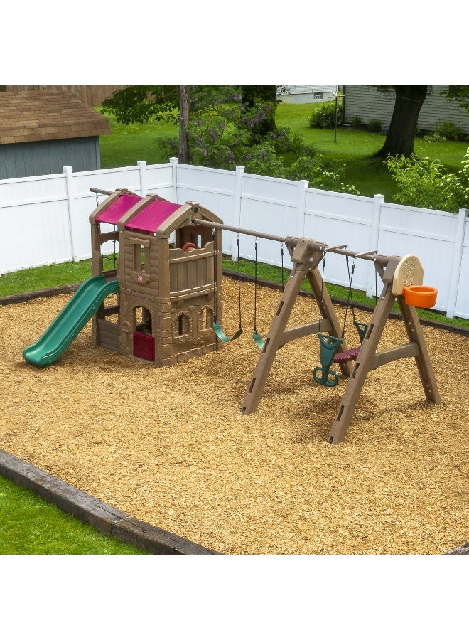 ستيب2 مركز لعب كوخ المغامرات من ناتشورالي بلايفول 2.2 x 4.2 x 3متر - Image 1