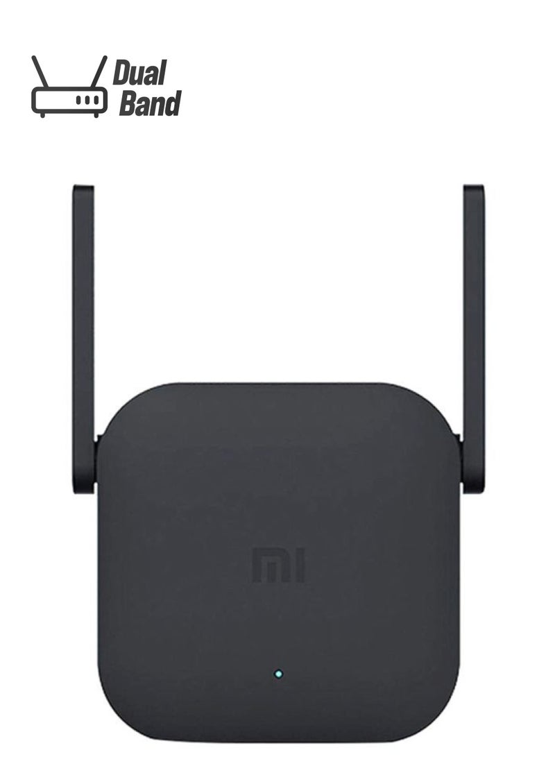 Mi Wi-Fi Range Extender Pro Wifi Repeater, Network Expander/ 2 External Antenna/ Up to 300Mbps / Up to 16 devices Connectivity / Plug & Play Black - pnsku/N13658908A/45/_/1741094076/0cb90694-fafa-43f8-87ea-f459c6c9cdc3