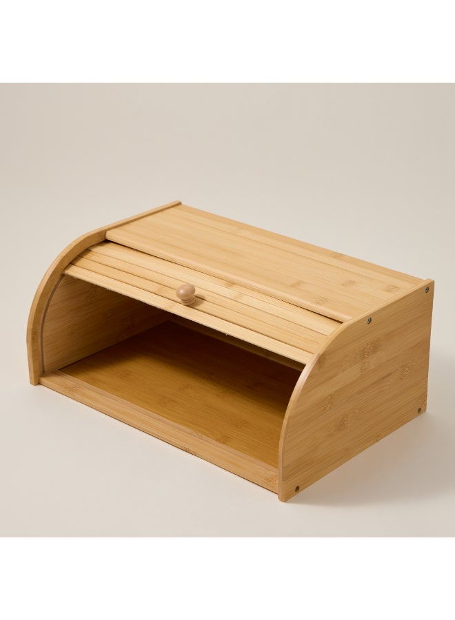 ألبرتو البرتو حافظة خبز بامبو 41*27*18 سم بني 41x18x27سم - Image 2