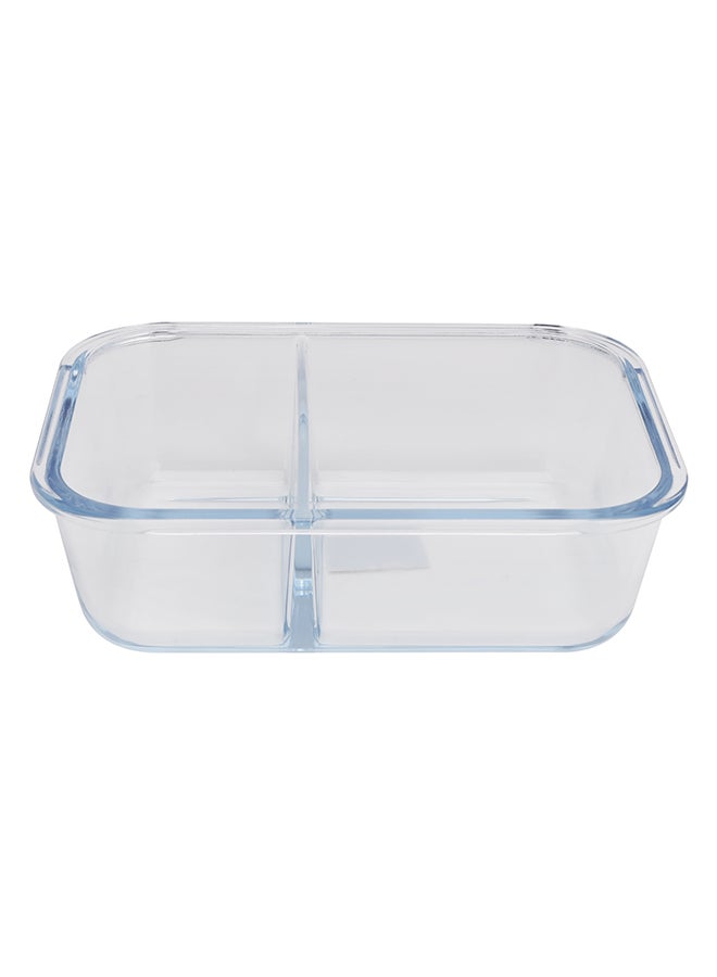 Royalford - Borosilicate Rectangular Glass Airtight Food Container Multicolour 0.65Liters - Image 1