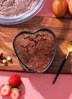 Royalford Heart Shape Cake Bake Pan Gold 27x6x25cm  - Image 4