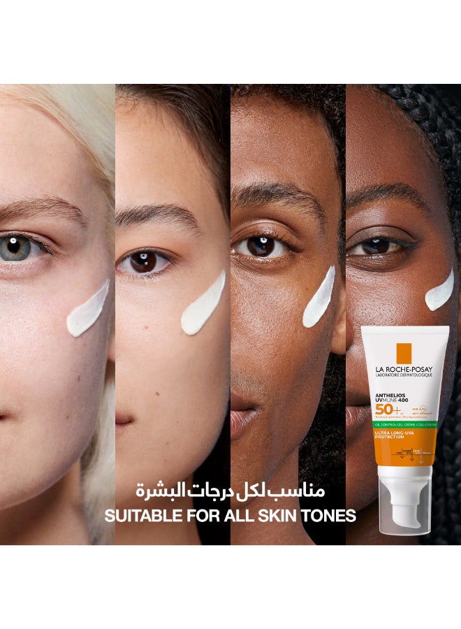 LA ROCHE-POSAY Innovation Anthelios UVMUNE 400 50+ Oil Control Gel Cream Anti- Brilliance 50.0ml 50.0ml - Image 4