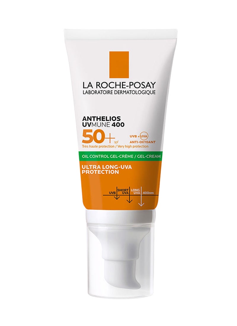 LA ROCHE-POSAY Innovation Anthelios UVMUNE 400 50+ Oil Control Gel Cream Anti- Brilliance 50.0ml 50ml - Image 1