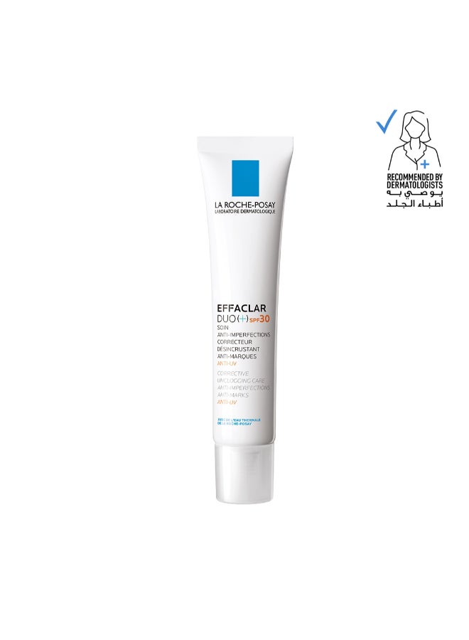 لاروش بوزيه إيفاكلار دوو+ SPF30 كريم علاج حب الشباب 40ملليلتر - Image 1