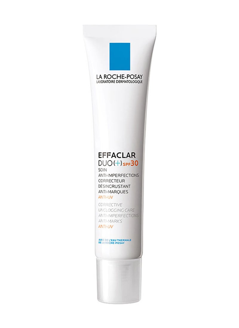 LA ROCHE-POSAY Effaclar Duo+ Spf30 Treatment Cream For Oily And Acne Prone Skin 40ml - Image 1