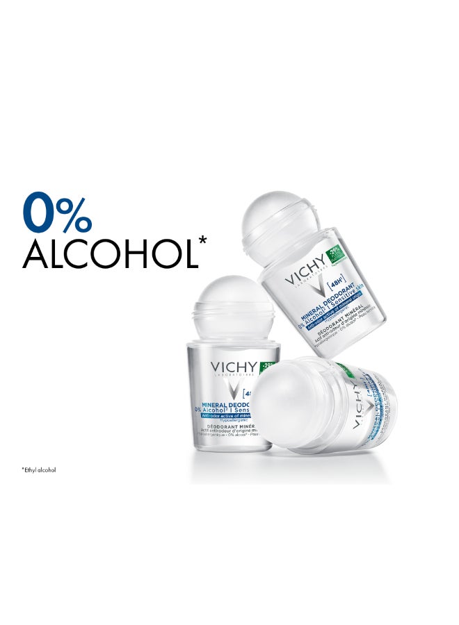 فيشي مزيل العرق معدني خالي من أملاح الألمنيوم يدوم لمدة ٤٨ ساعة 50ملليلتر - Image 3