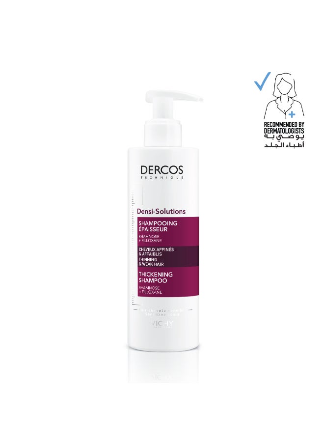 VICHY Dercos Densi-Solutions Thickening Shampoo For Weak And Thinning Hair 250ml - Image 1