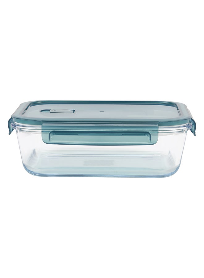 Royalford - Glass Rectangle Airtight Container Multicolour 1520ml - Image 1