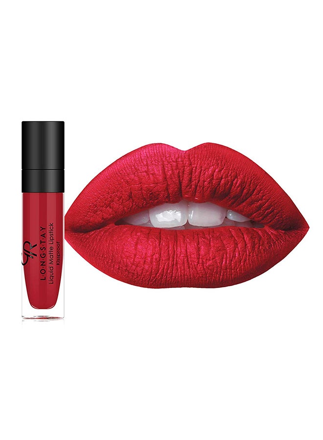 Golden Rose Longstay Liquid Matte Lipstick 18 Red - Image 2