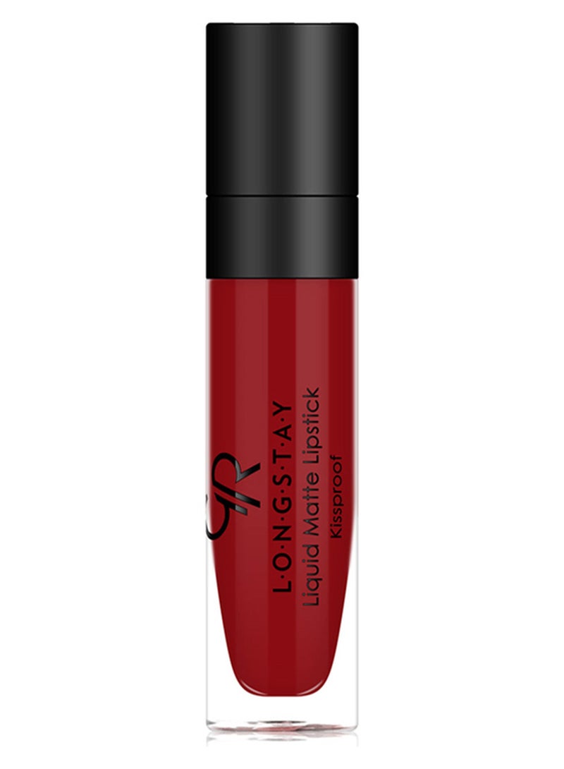 Golden Rose Longstay Liquid Matte Lipstick 18 Red - Image 1
