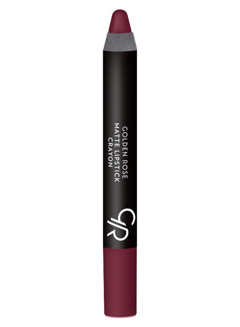 Golden Rose Matte Lipstick Crayon 19 Purple - Image 1