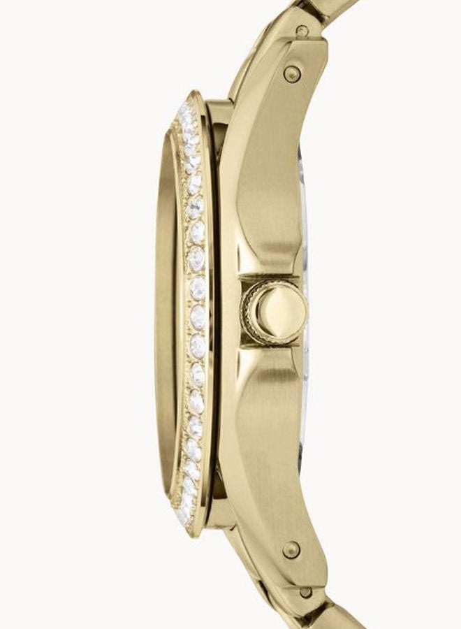 FOSSIL Women's Stainless Steel Chronograph Watch ES3203 - 38 mm - Gold - Image 3