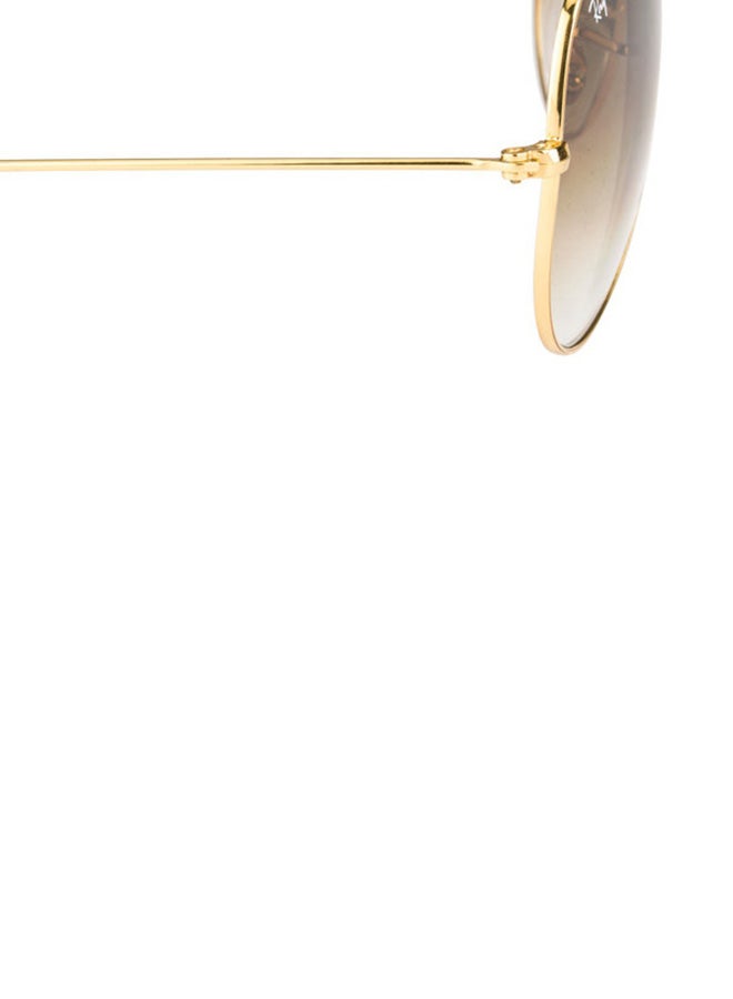 Ray-Ban Men's Full Rim Pilot Sunglasses - RB3025 001/51 - Lens Size: 55 mm - Gold - Image 5