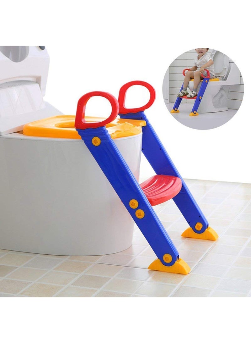 Generic - Portable Folding Toilet Potty Training Ladder Chair For Children, 12 Months + - Image 1