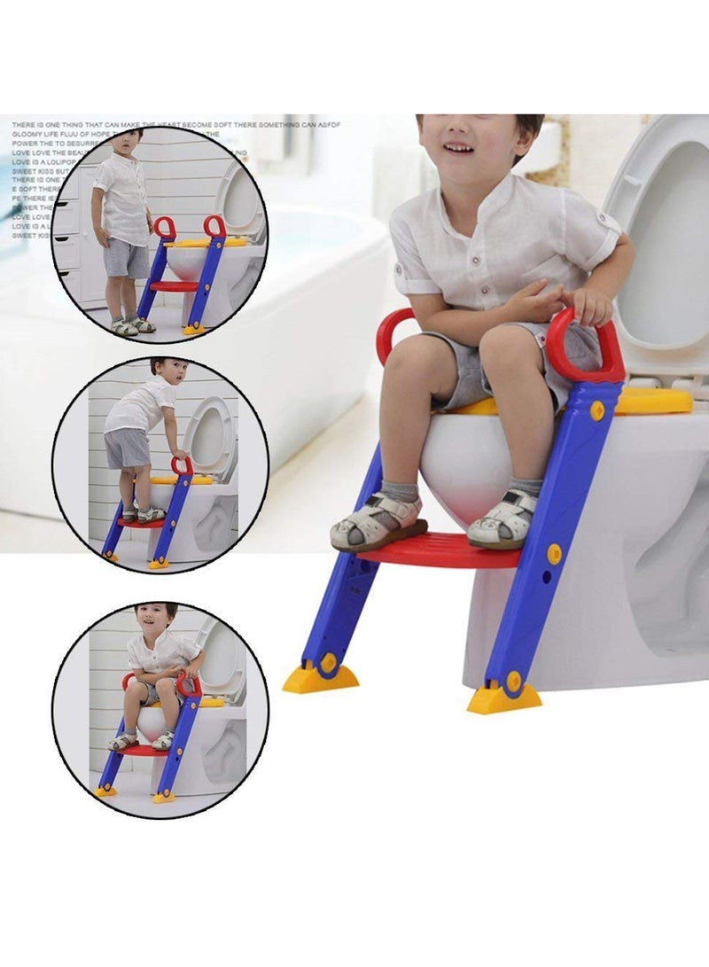 Generic - Portable Folding Toilet Potty Training Ladder Chair For Children, 12 Months + - Image 1